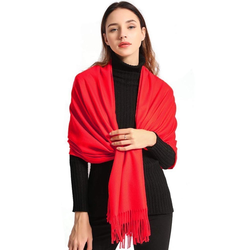 Shawls Wraps Dresses Soft Large Red